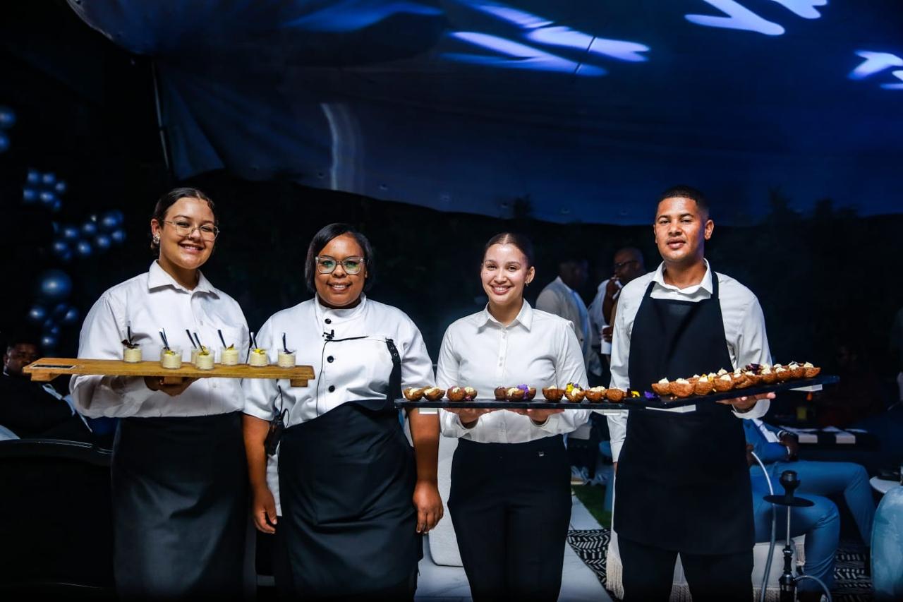 HirePro hospitality staff serving guests at a Cape Town event